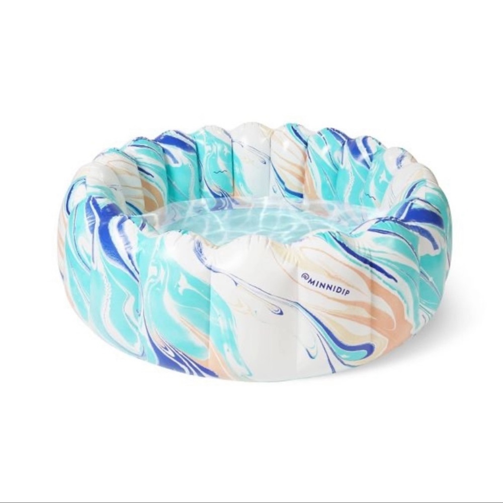 MINNIDIP Tufted Pool - Watercolor Swirl NWT